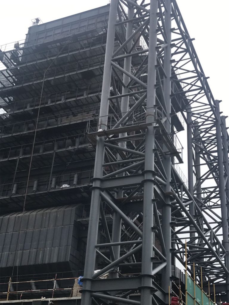 濟(jì)南西客站熱源廠(chǎng)項(xiàng)目：（總噸位：3800噸）